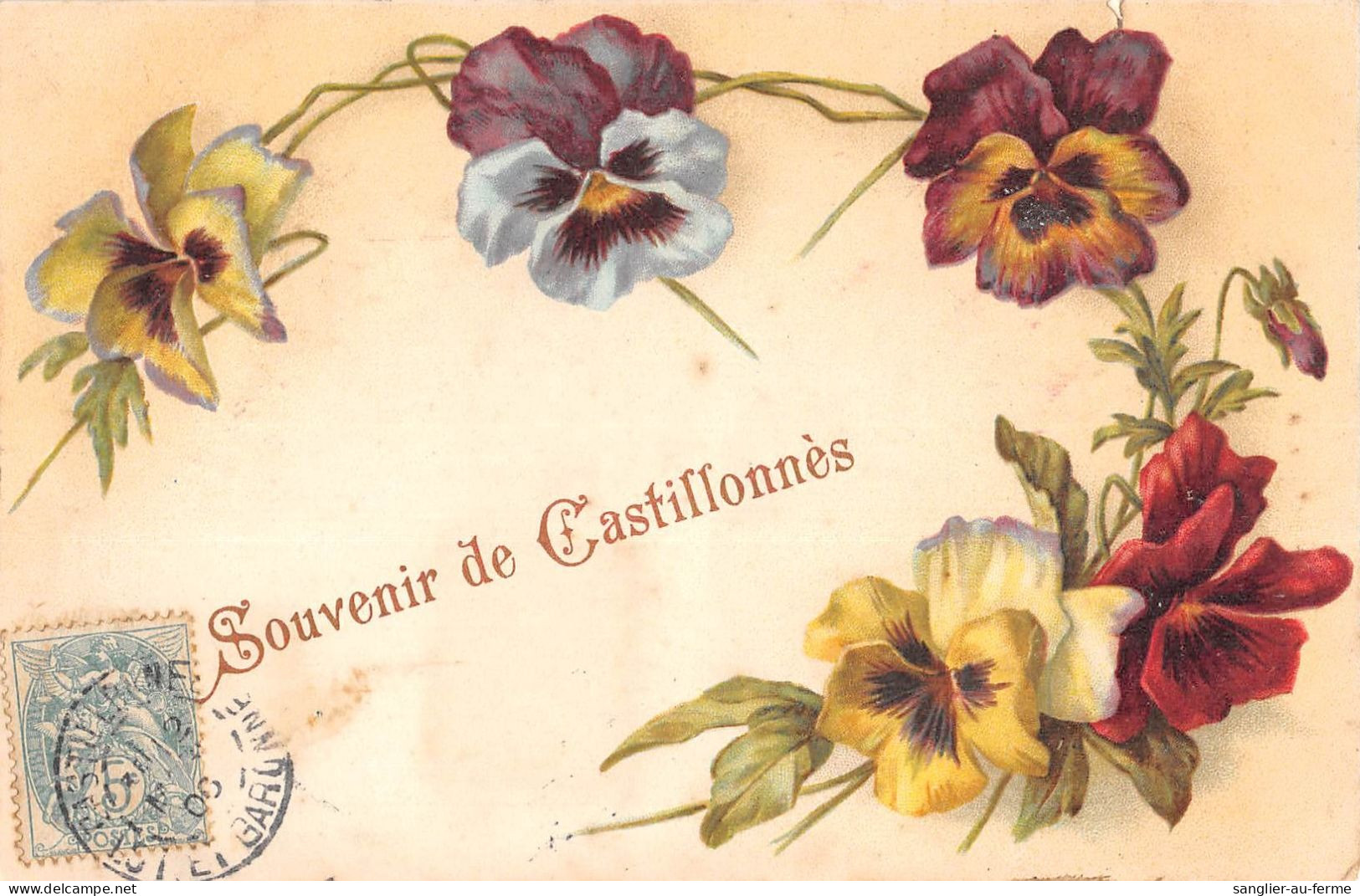 CPA 47 SOUVENIR DE CASTILLONNES - Other & Unclassified