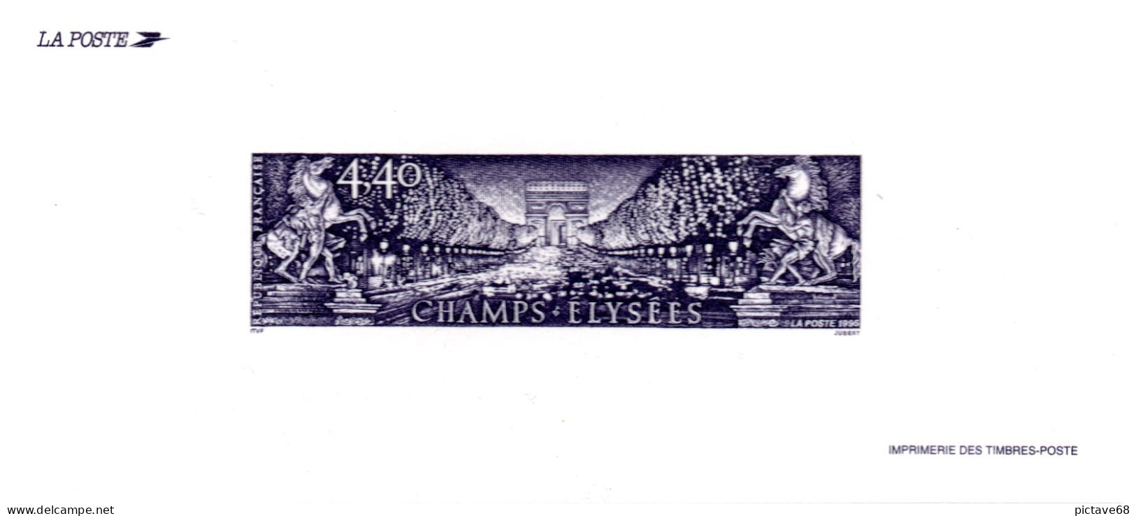 FRANCE / TOURISME / GRAVURE DE LA POSTE  N° 2918 LES CHAMPS ELYSEES - Luchtvaart