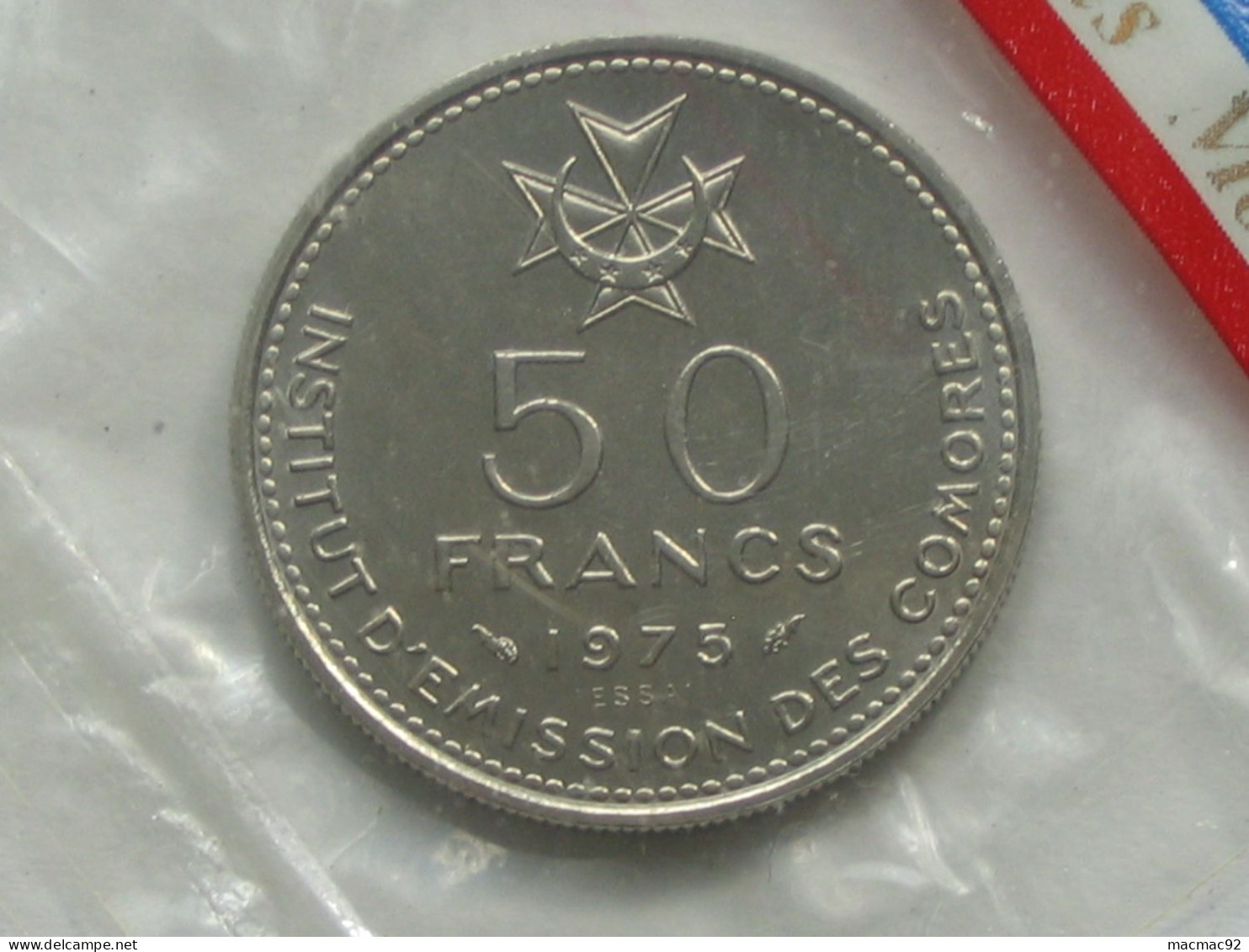 COMORES - RARE Essai  De La 50 Francs 1975 - Institut D'émission Des Comores **** EN ACHAT IMMEDIAT **** - Comoren