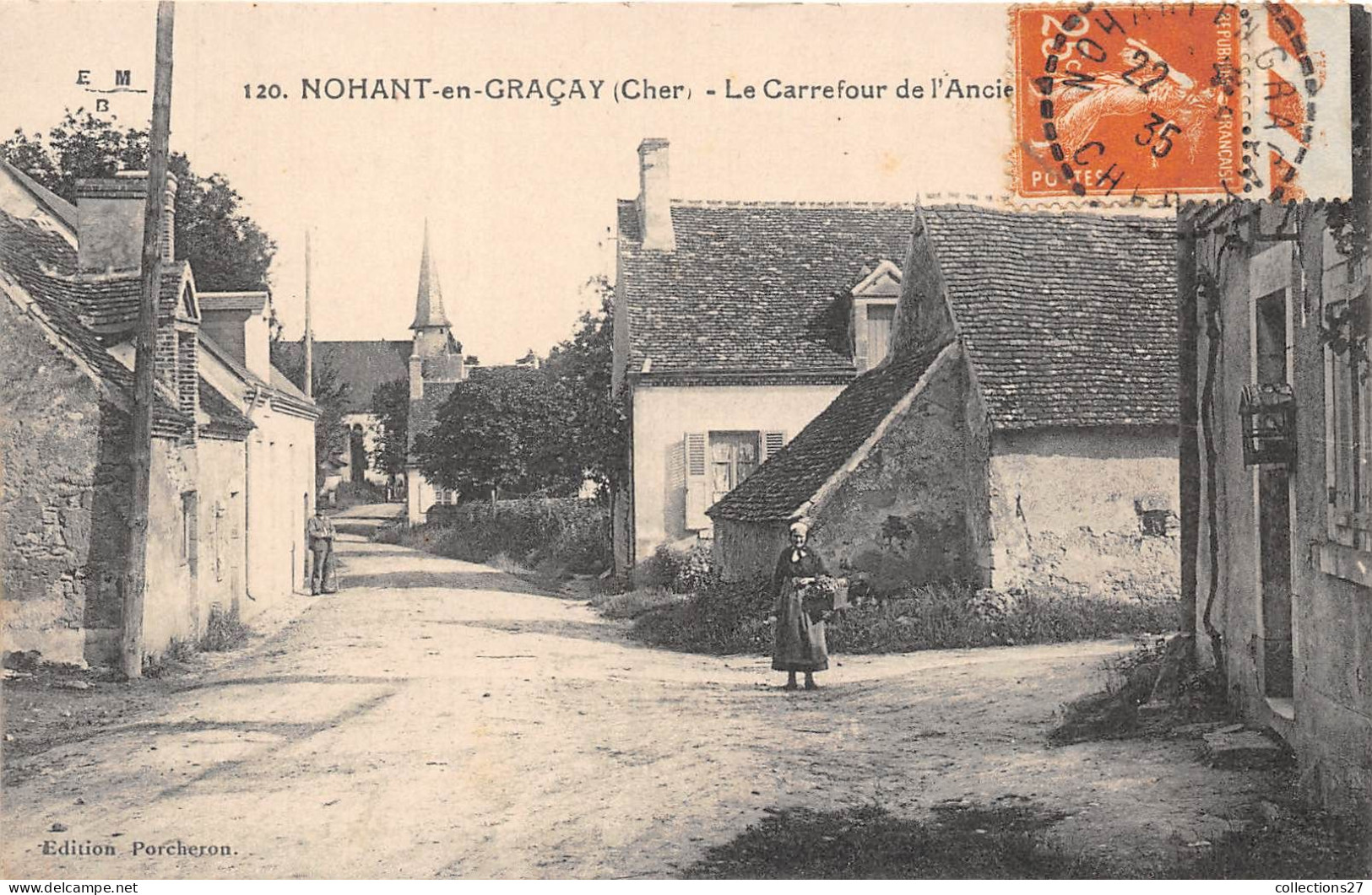 18-NOHANT-EN-GARCAY-LE CARREFOUR DE L'ANCIENNE - Sonstige & Ohne Zuordnung