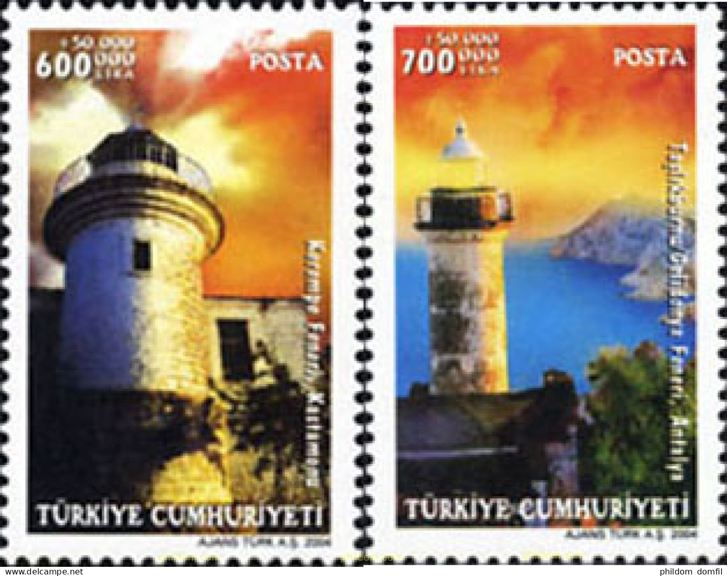 153591 MNH TURQUIA 2004 FAROS - Verzamelingen & Reeksen