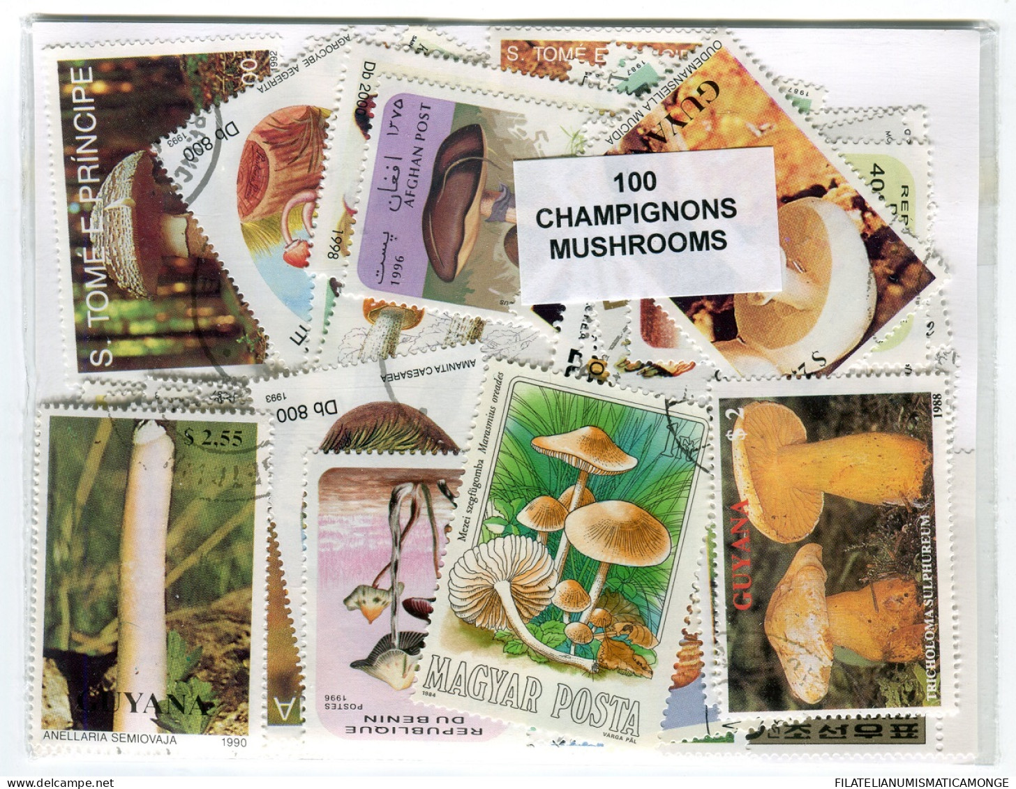 Offer   Lot Stamp - Paqueteria -   100 Sellos Diferentes Setas  (Mixed Conditi - Vrac (max 999 Timbres)