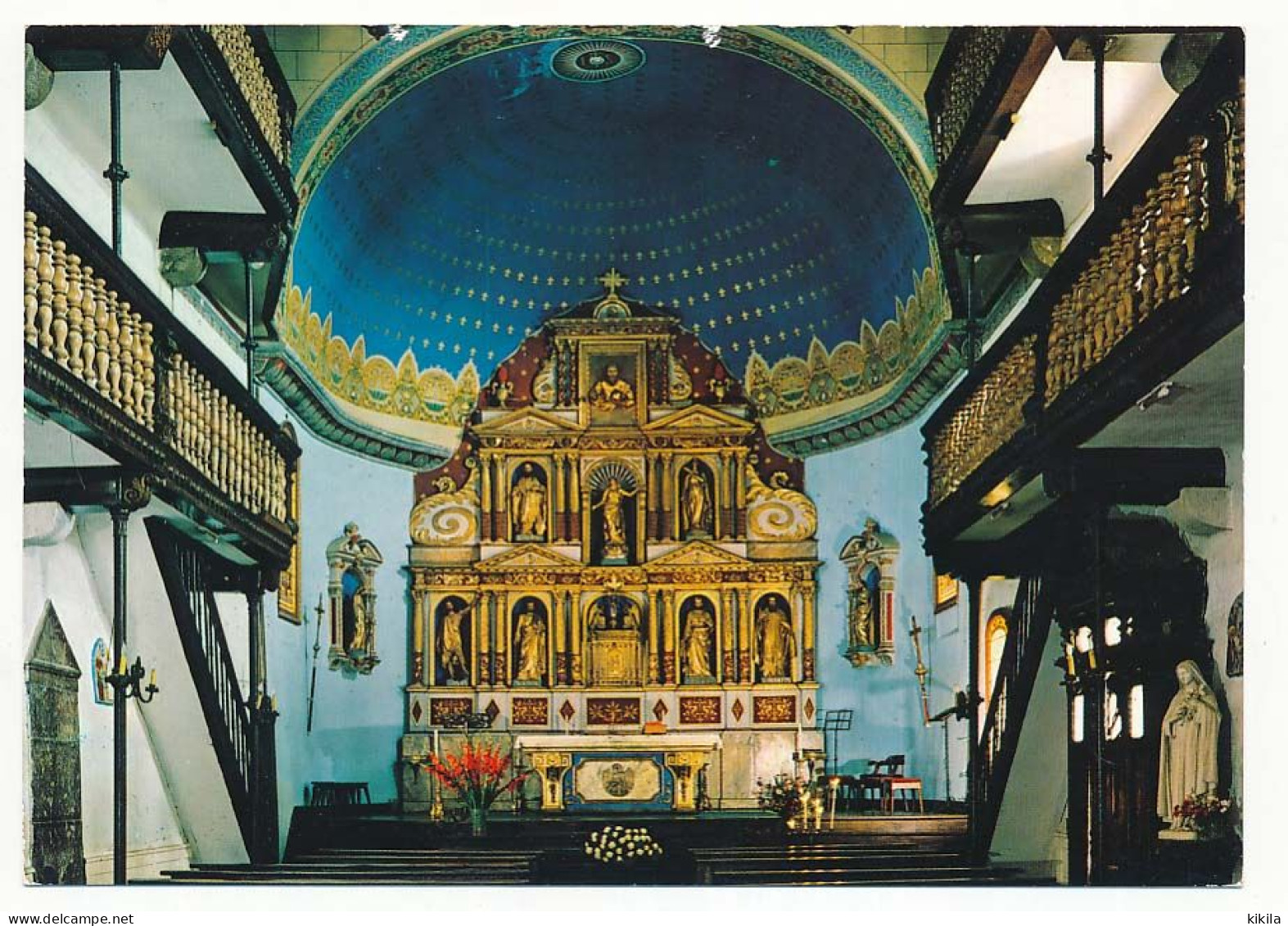 CPSM / CPM  10.5 X 15 Pyrénées Atlantique  AINHOA   Intérieur De L'Eglise - Ainhoa