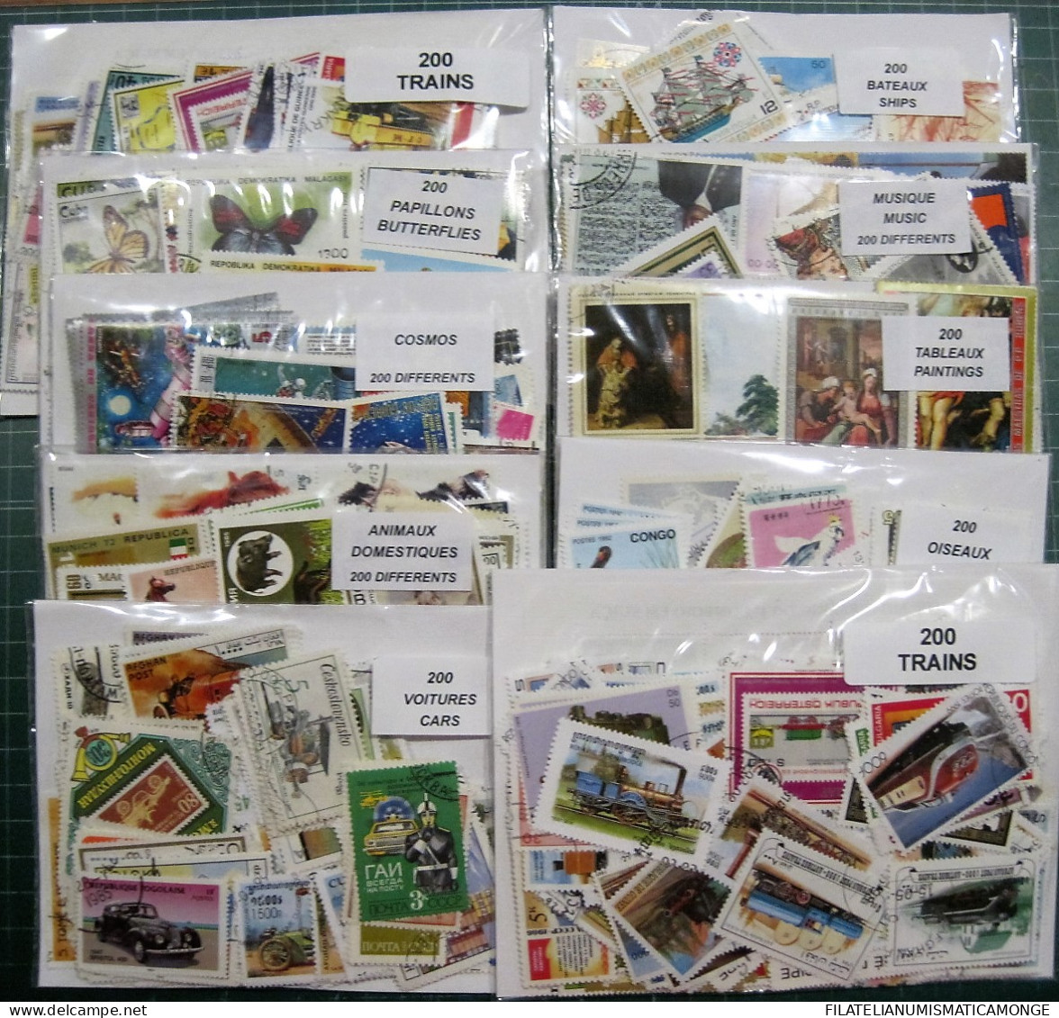 Offer   Lot Stamp - Paqueteria -   200 Sellos Diferentes Barcos  (Mixed Condit - Vrac (max 999 Timbres)