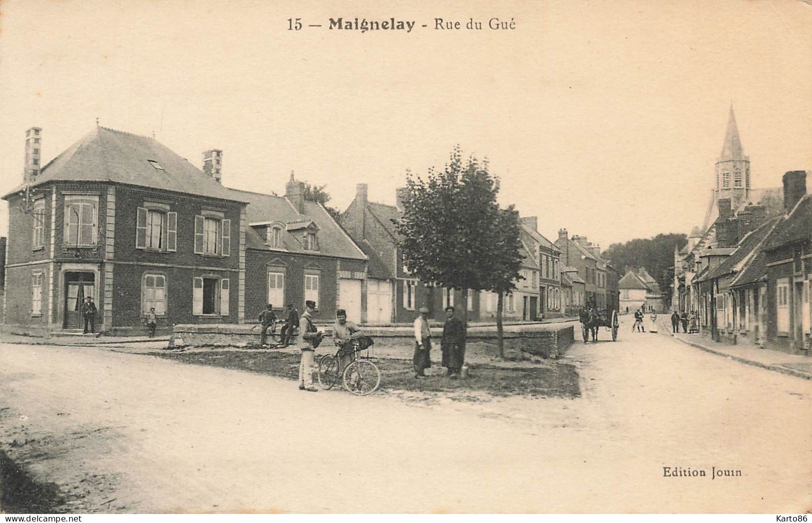 Maignelay * La Rue Du Gué * Facteur - Maignelay Montigny
