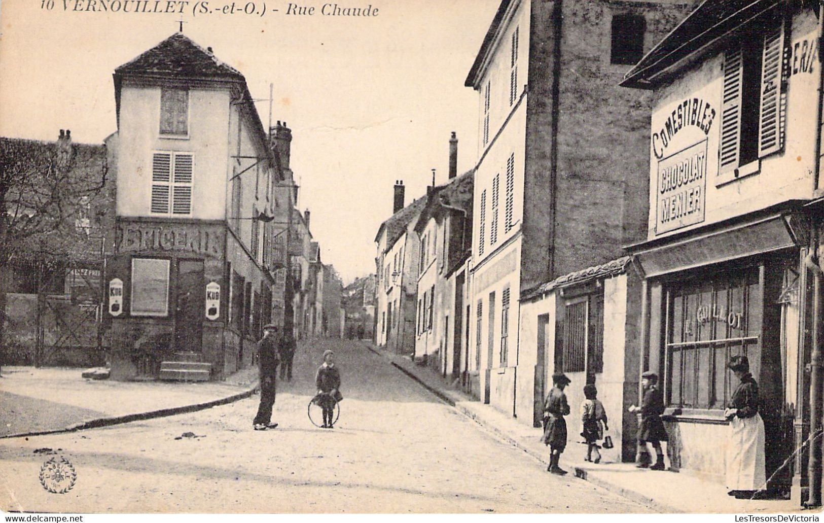 FRANCE - 78 - VERNOUILLET - Rue Chaude - Carte Postale Ancienne - Vernouillet
