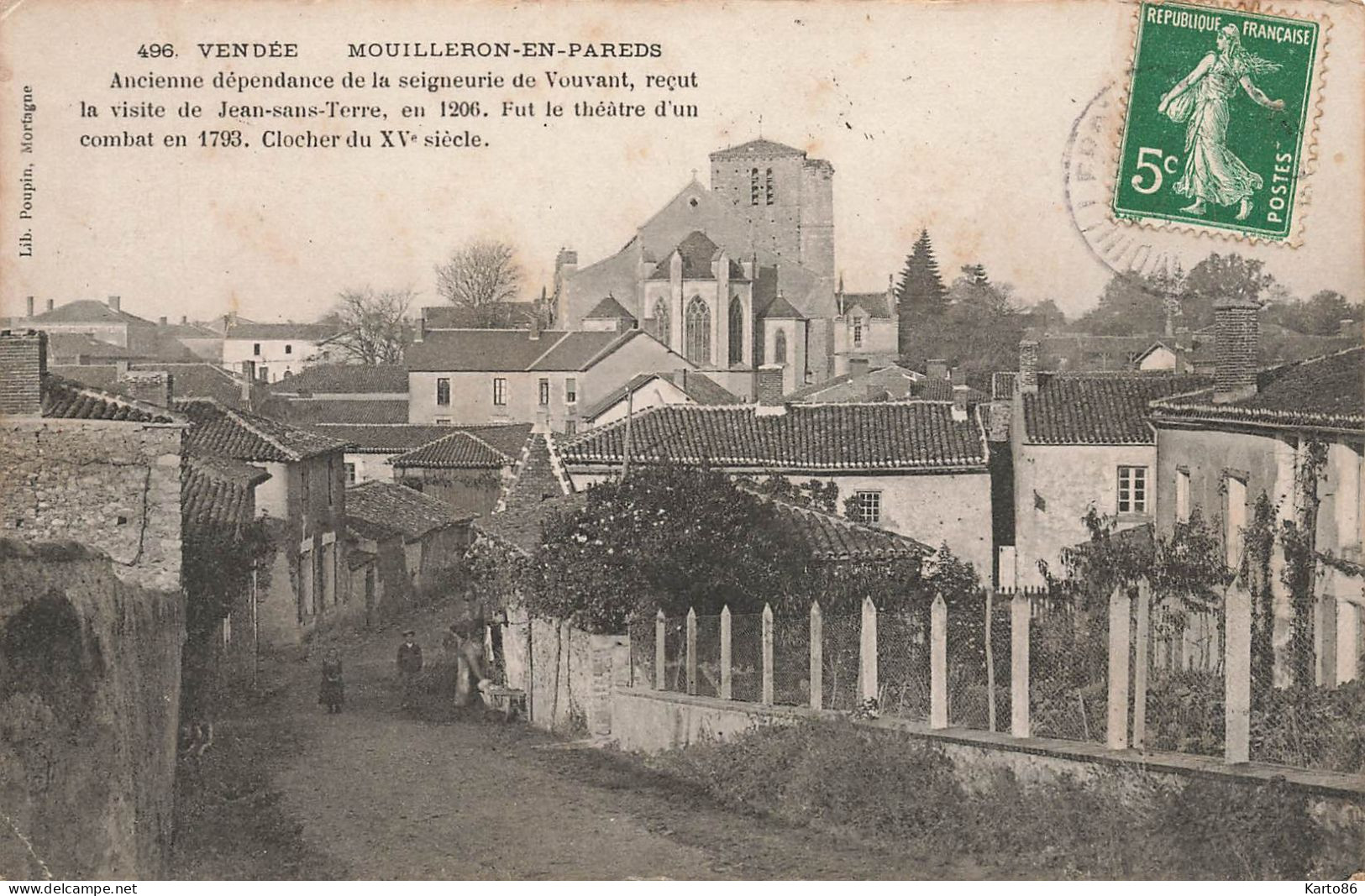 Mouilleron En Pareds * Rue Et Vue Sur Le Village - Mouilleron En Pareds