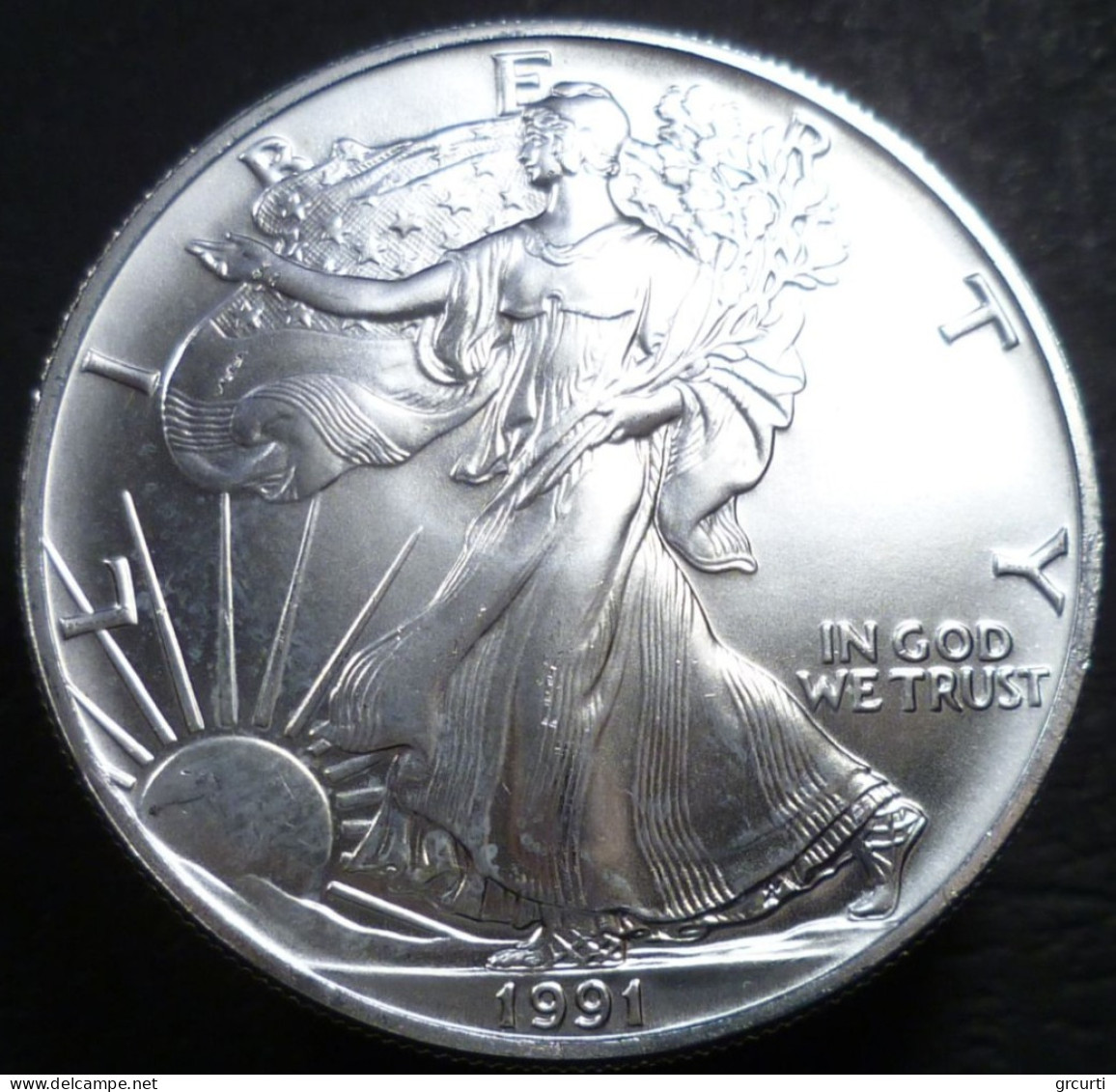 Stati Uniti D'America - 1 Dollaro 1991 - Aquila Americana - KM# 273 - Zonder Classificatie