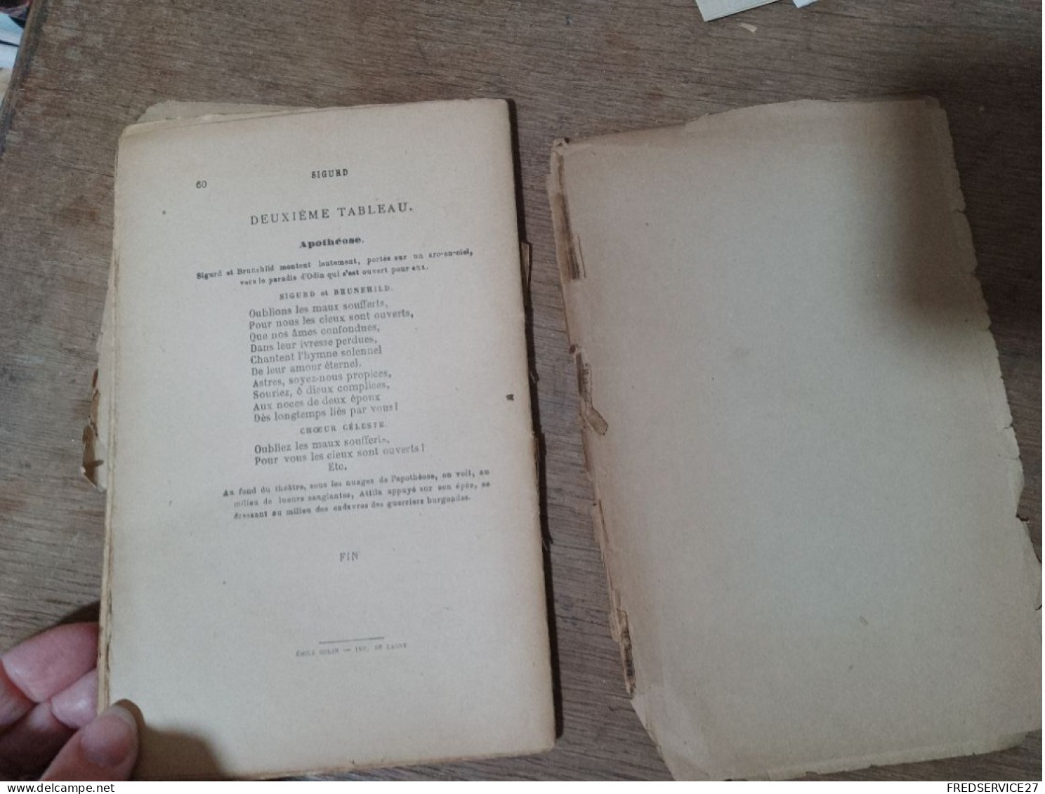 96 //  SIGURD OPERA  / 1895 - Auteurs Français