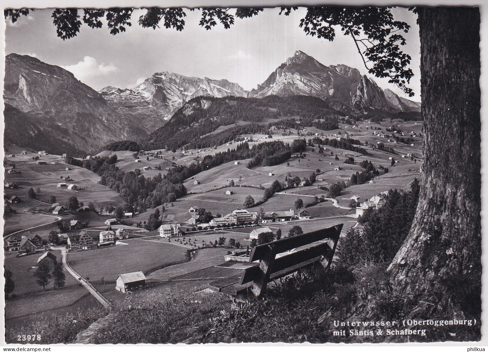 Unterwasser (Obertoggenburg) Mit Säntis Und Schafberg - Wildhaus-Alt Sankt Johann