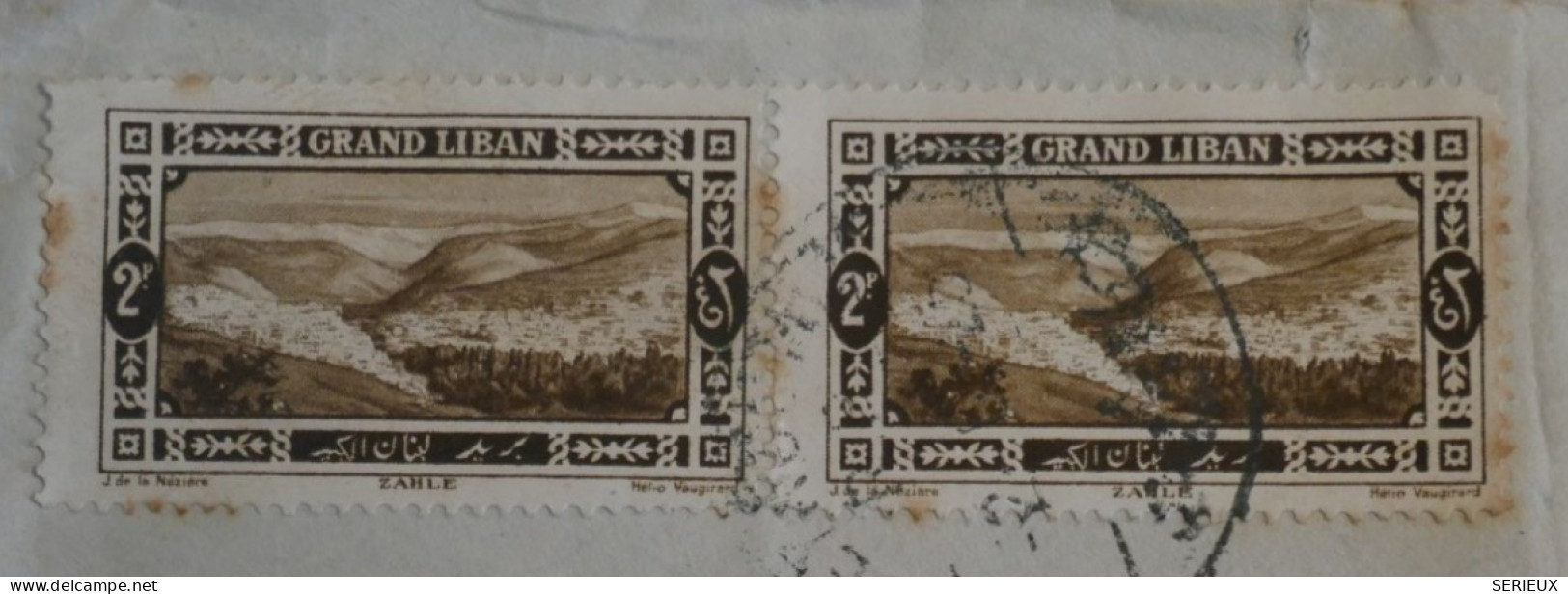 AU23  GRAND LIBAN LETTRE . 1959 BEYROUTH A PAUILLAC   ++AFF.INTERESSANT + - Brieven En Documenten