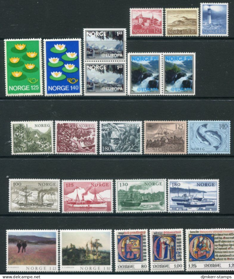 NORWAY 1977 Complete S MNH / **.  Michel 737-55 - Années Complètes