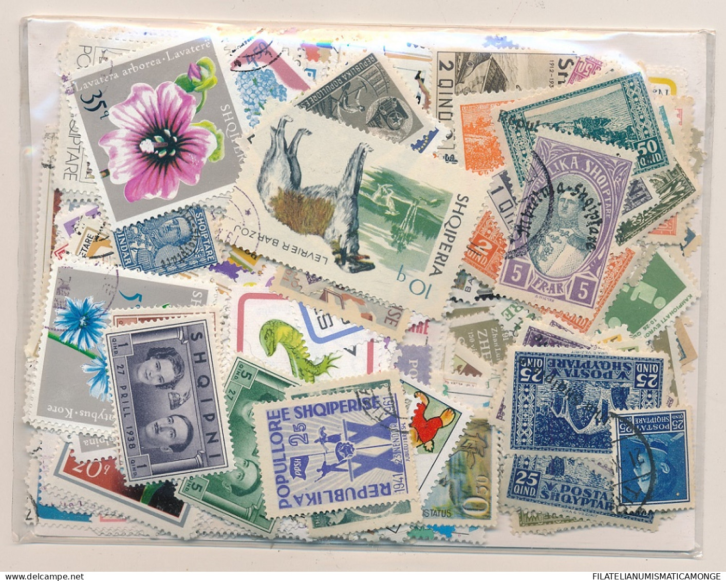 Offer   Lot Stamp - Paqueteria -  Albania 300 Sellos Diferentes  (Mixed Condit - Vrac (max 999 Timbres)