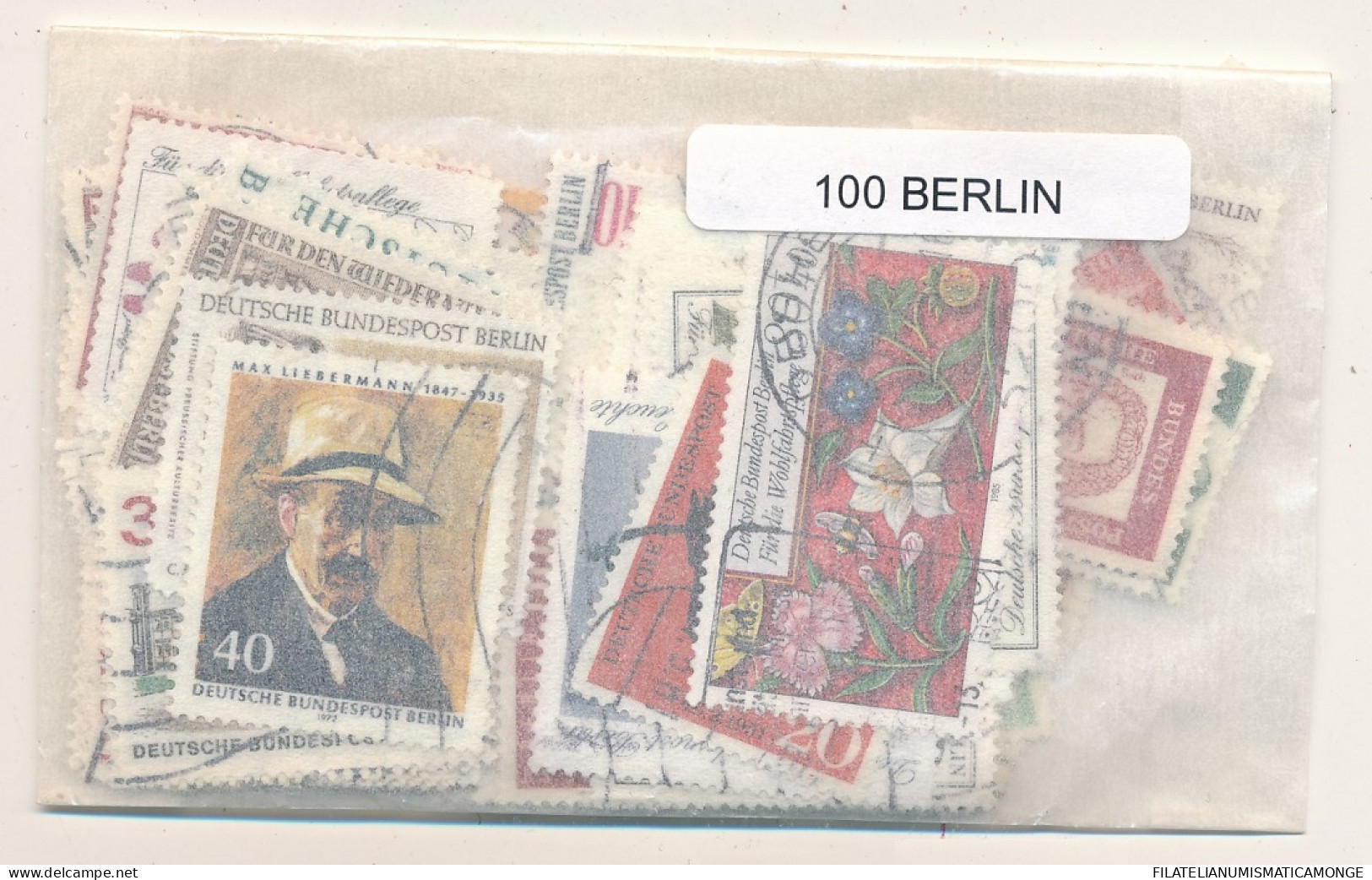 Offer   Lot Stamp - Paqueteria -  Alemania / Occidental Berlín 100 Sellos Dife - Vrac (max 999 Timbres)