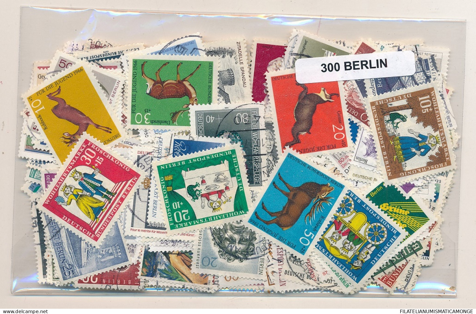 Offer   Lot Stamp - Paqueteria -  Alemania / Occidental Berlín 300 Sellos Dife - Vrac (max 999 Timbres)