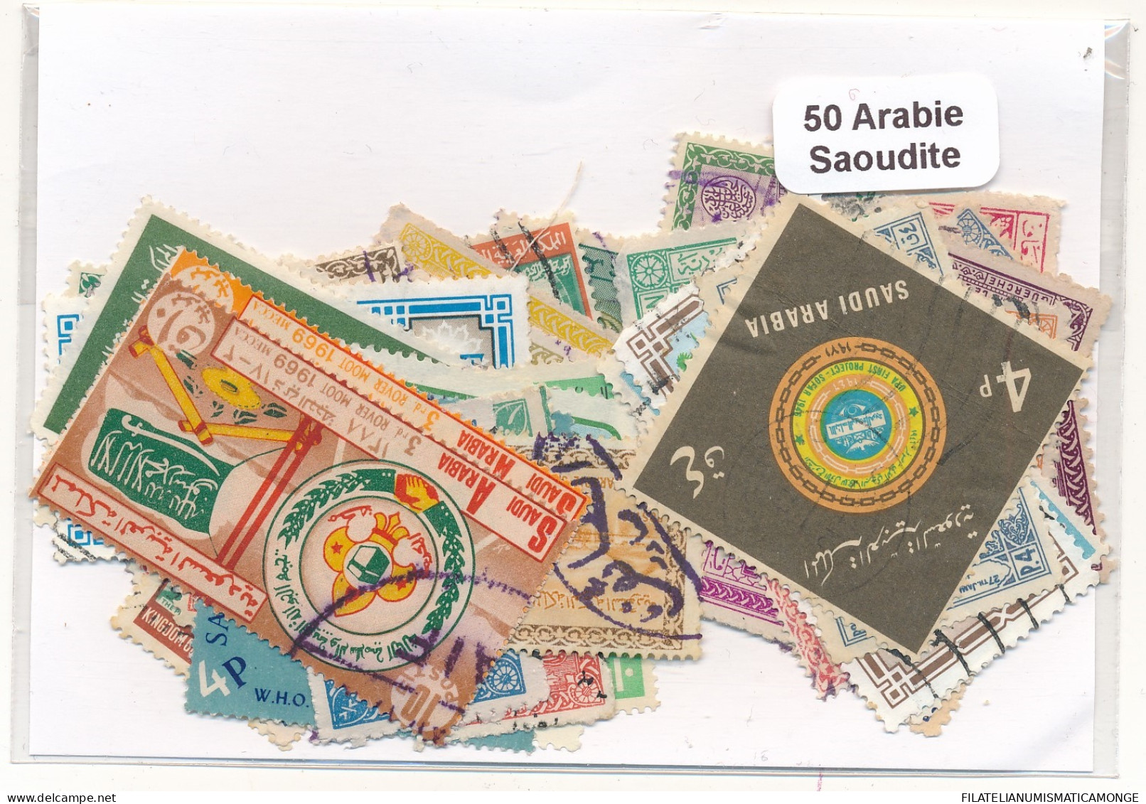 Offer   Lot Stamp - Paqueteria -  Arabia Saudi 50 Sellos Diferentes  (Mixed Co - Vrac (max 999 Timbres)