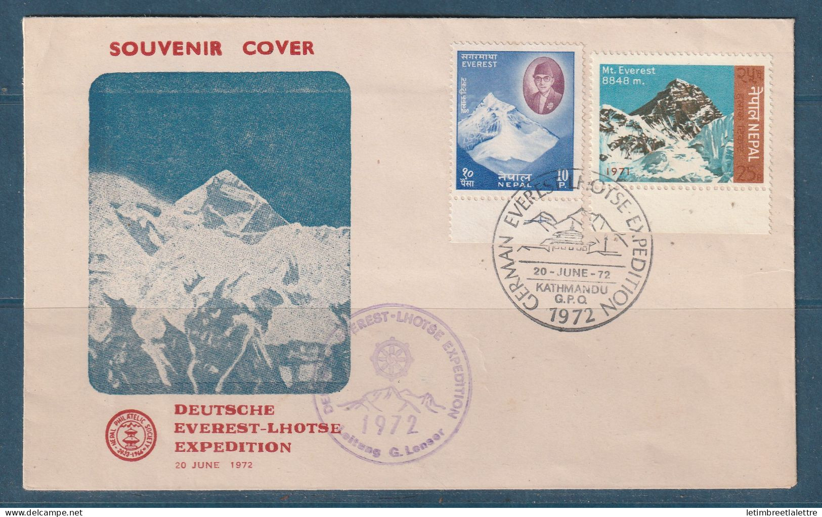 Népal - Expédition De L'Everest Le 20 Juin 1978 - Katmandou - Nepal