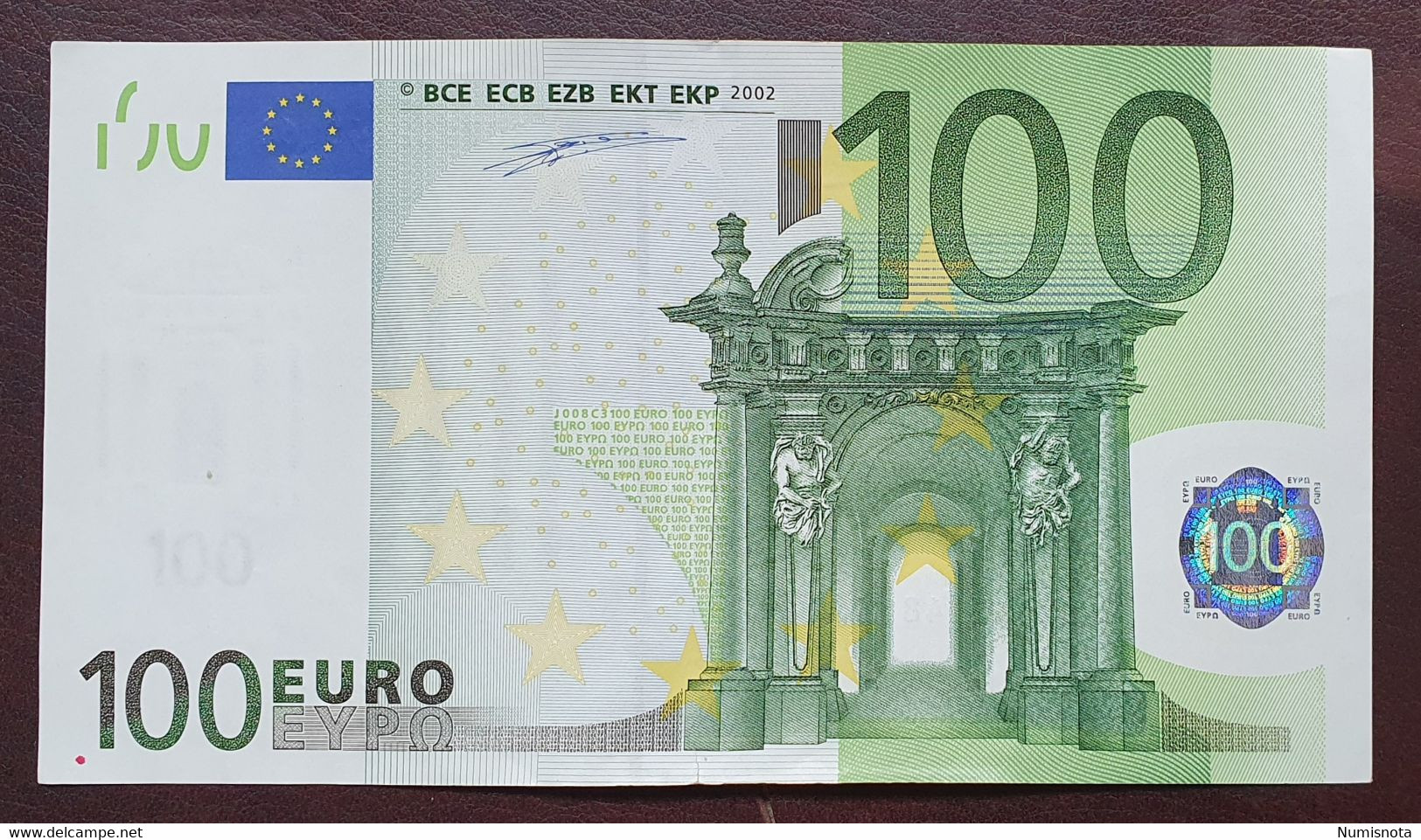 100 Euro 2002 J008 S Italy Duisenberg Circulated - 100 Euro