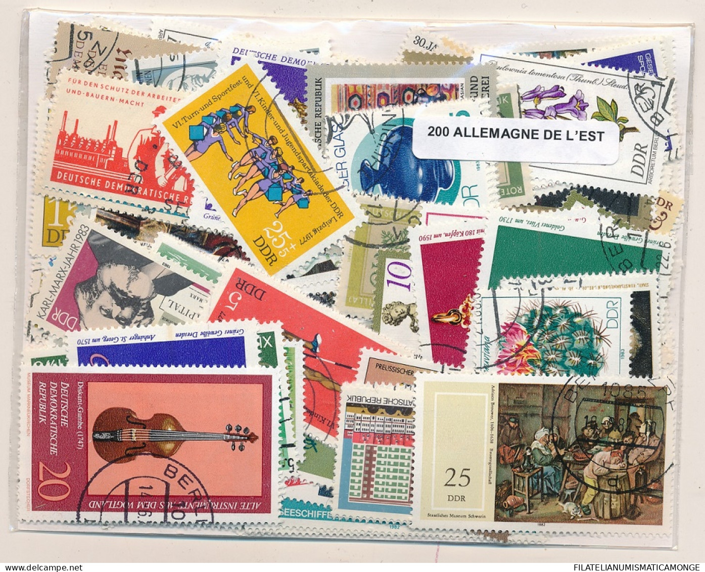Offer   Lot Stamp - Paqueteria -  Alemania / DDR 200 Sellos Diferentes   (Mixe - Vrac (max 999 Timbres)