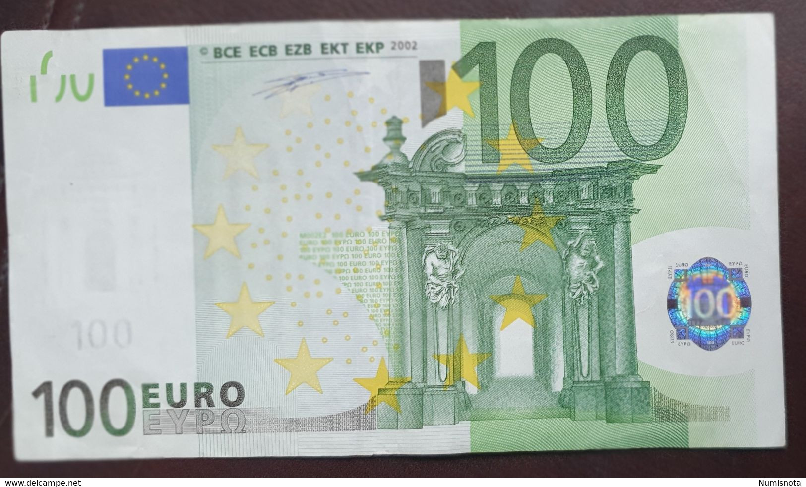 100 Euro 2002 M002 V00 Spain Duisenberg Nº Bajo / Low Number Circulated - 100 Euro