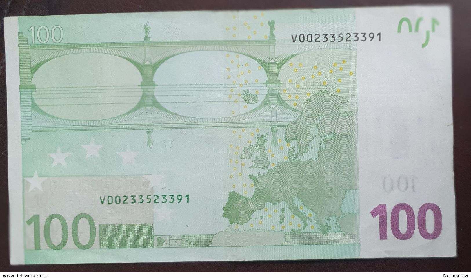 100 Euro 2002 M002 V00 Spain Duisenberg Nº Bajo / Low Number Circulated - 100 Euro