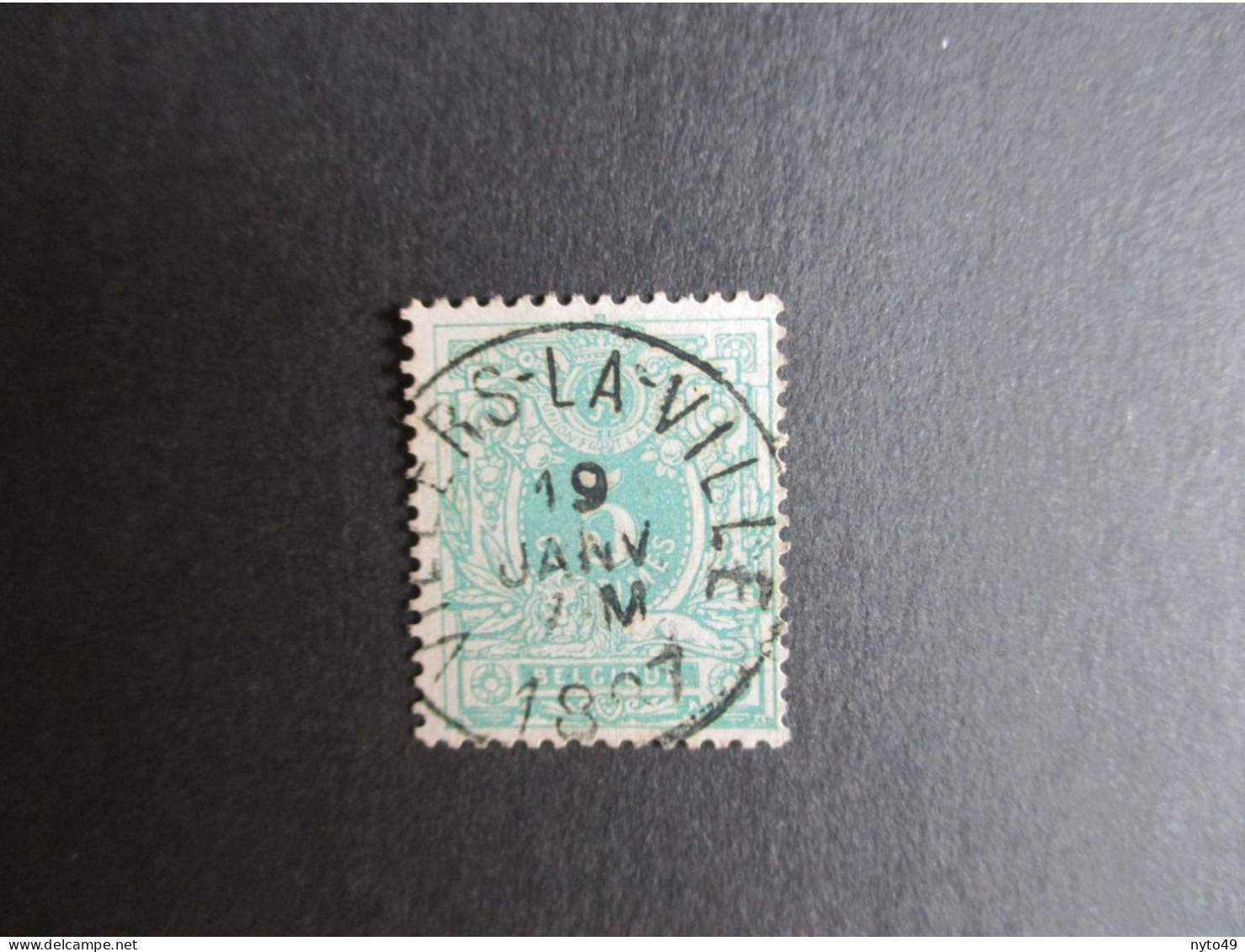 Nr 45 - Centrale Stempel Villers-la Ville - Coba + 8 - 1869-1888 Lion Couché