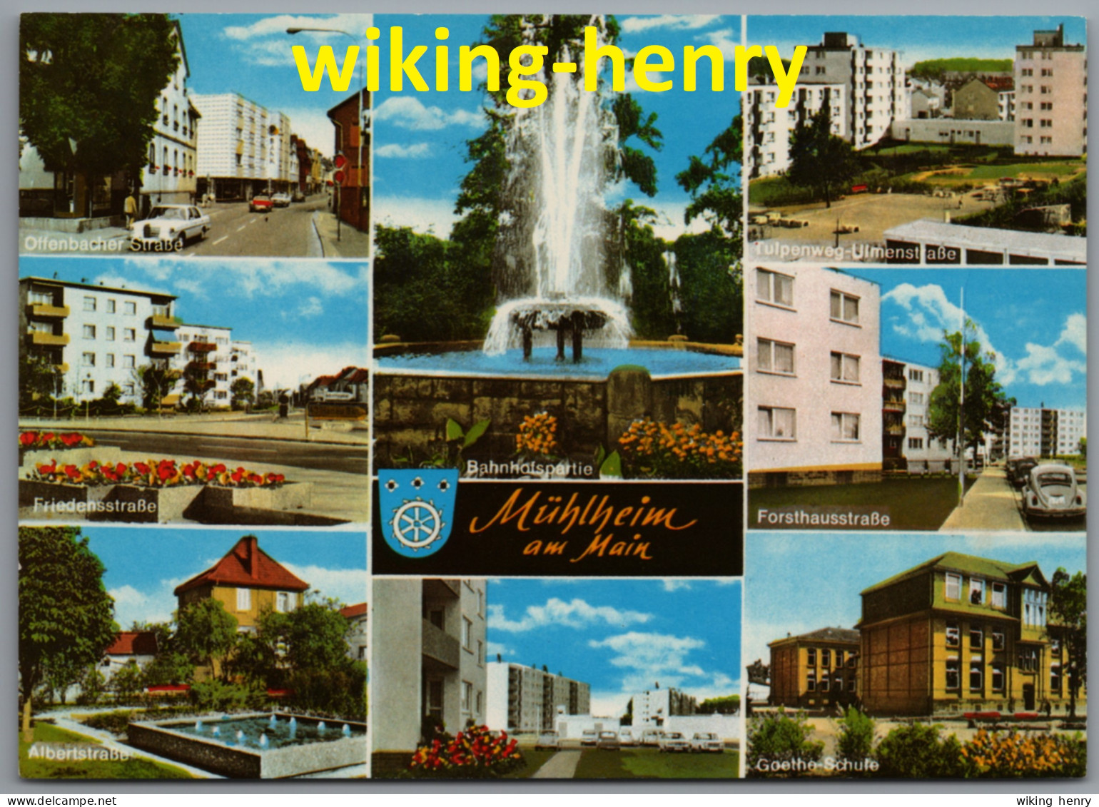Mühlheim Am Main - Mehrbildkarte 1   Mit VW Käfer - Muehlheim
