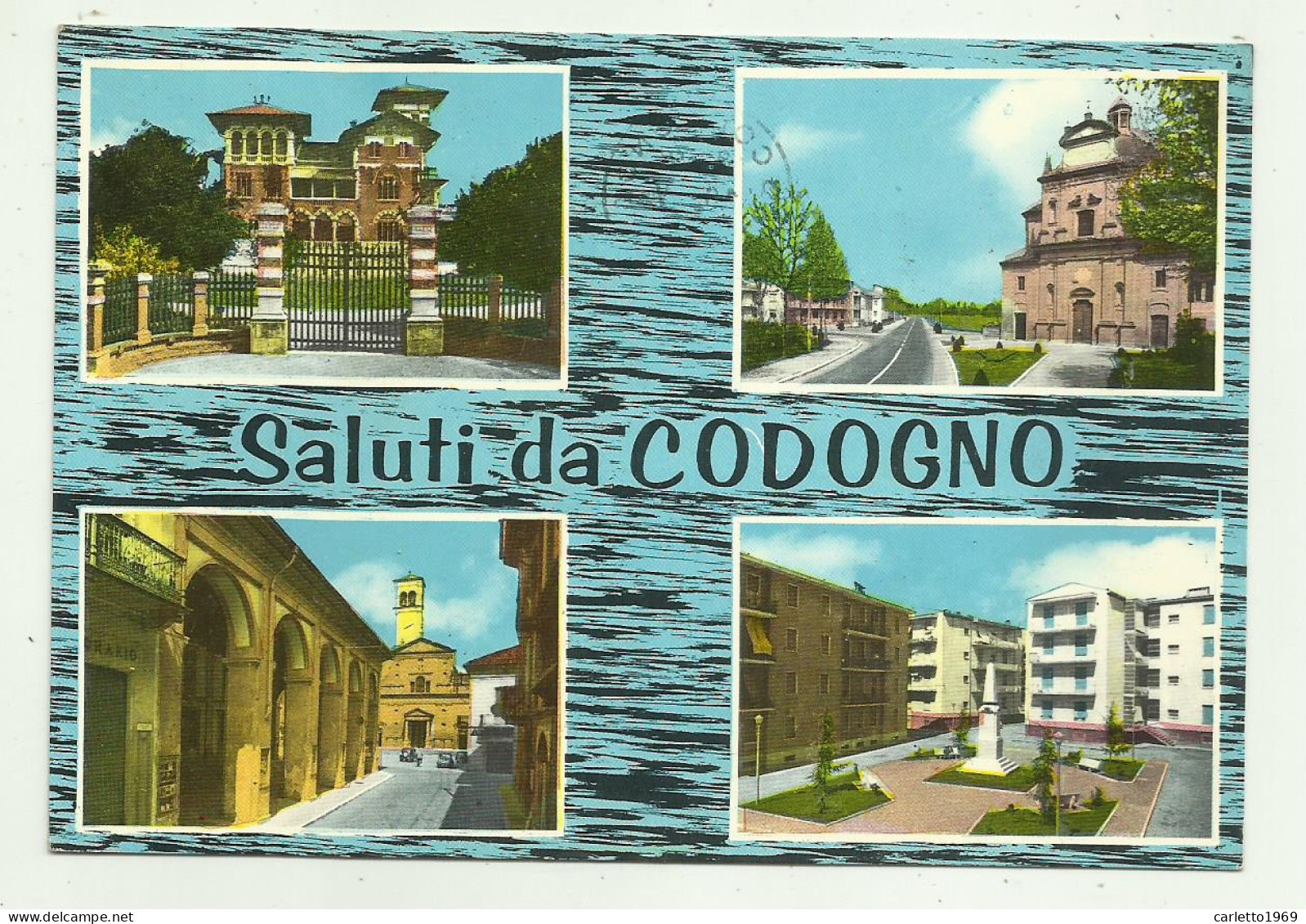 SALUTI DA CODOGNO - VIAGGIATA FG - Lodi