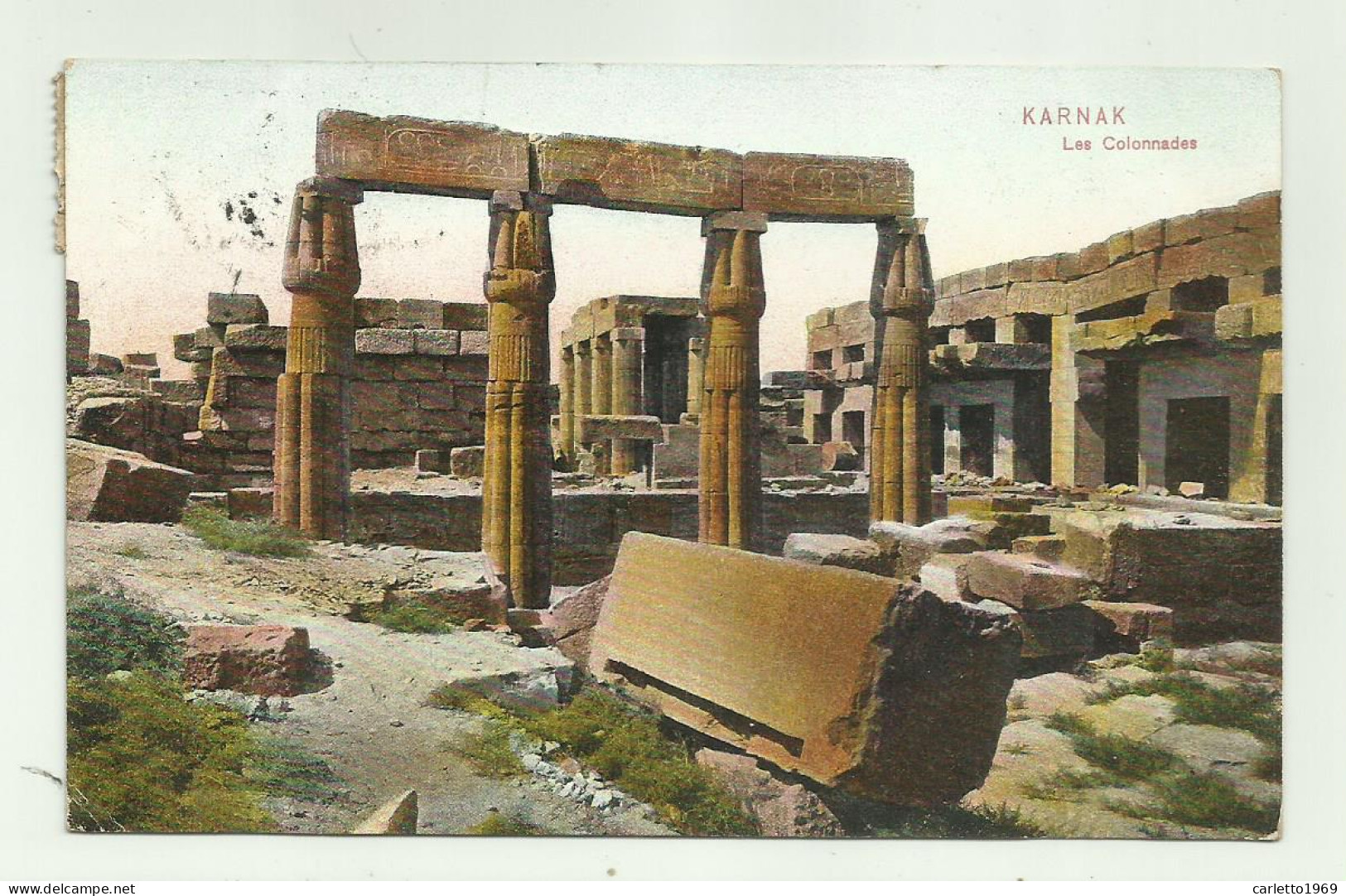 KARNAK - LES COLONNADES  - VIAGGIATA FP - Louxor