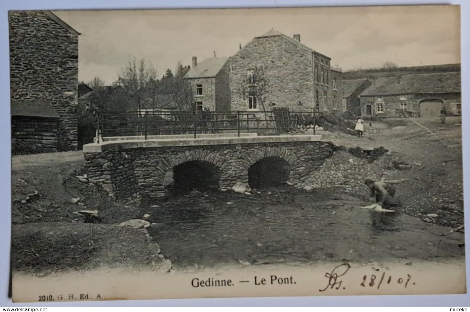 @J@  -  GEDINNE  -  Le Pont   -  Zie / Voir Scan's - Gedinne