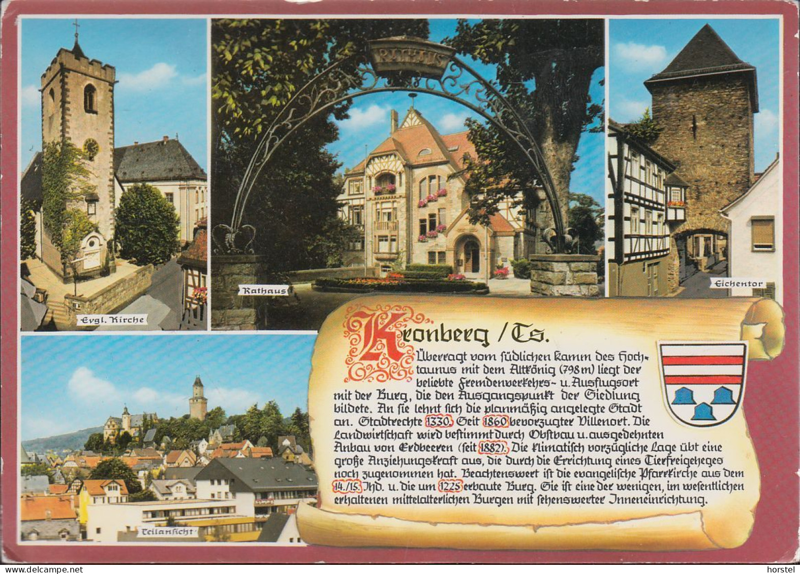 D-61476 Kronberg Im Taunus - Chronik - Ansichten - Ort - Eichentor - Burg - Kirche - Kronberg