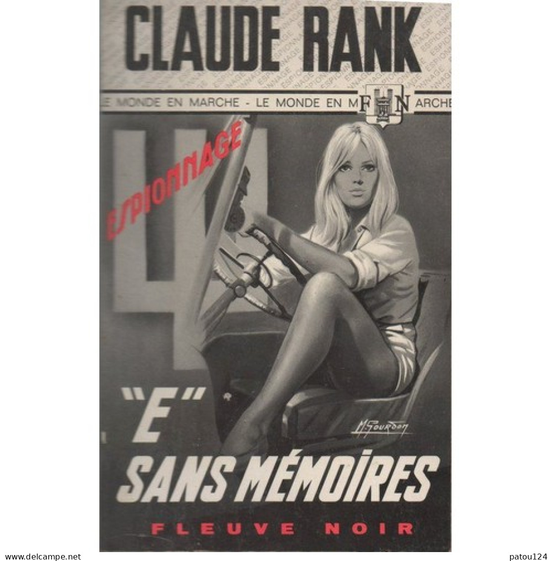 CLAUDE RANK - "E" SANS MEMOIRES - Fleuve Noir