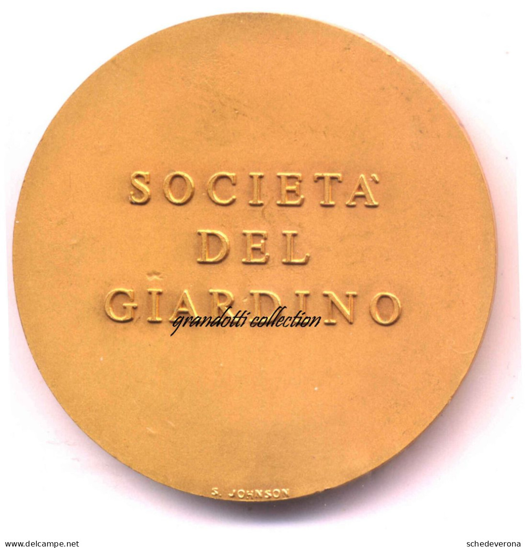 SOCIETÁ DEL GIARDINO 1783 MEDAGLIA GENTILUOMINI MILANO - Professionnels/De Société