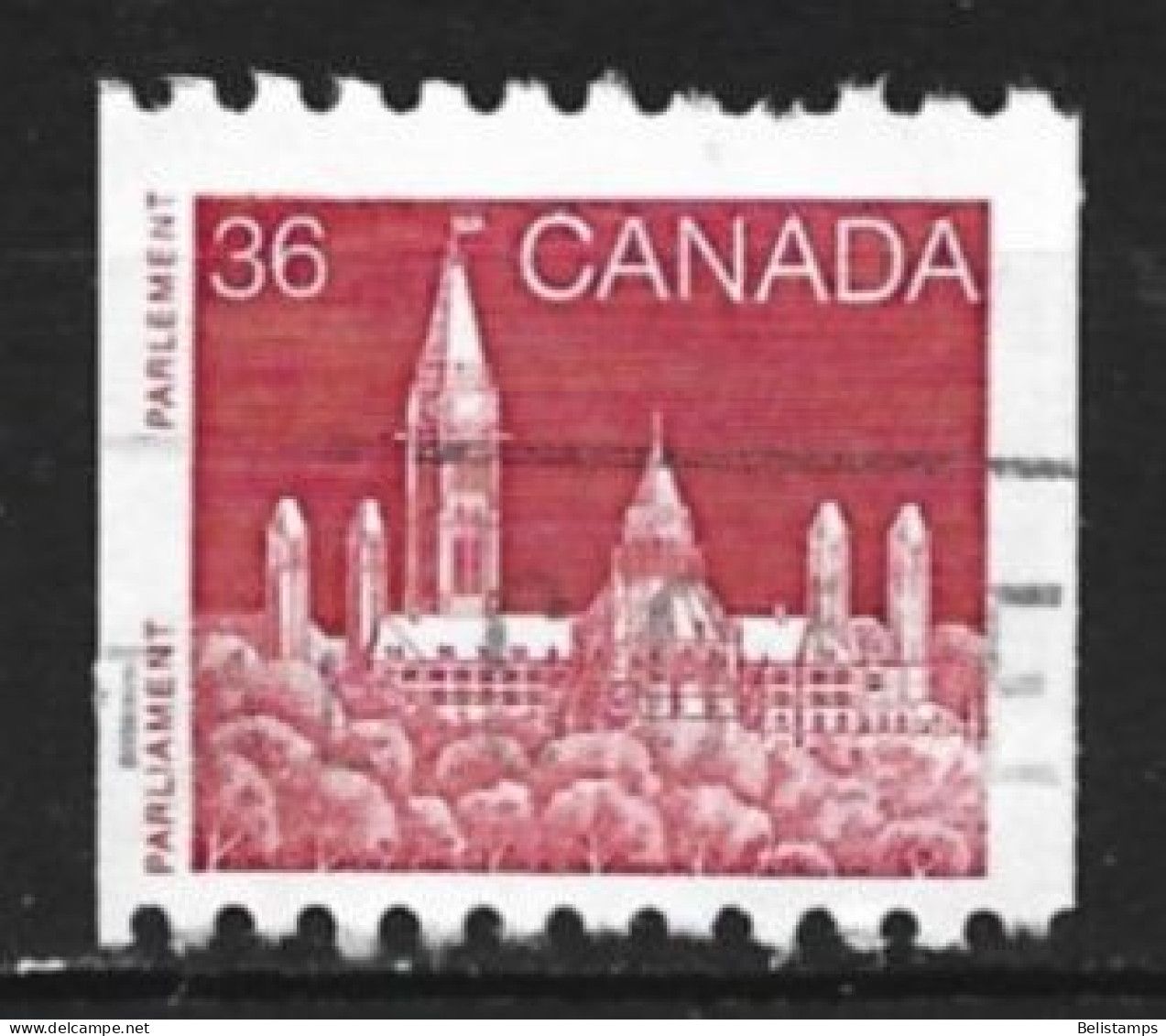 Canada 1987. Scott #953 (U) Parliament (Library)  *Complete Issue* - Coil Stamps