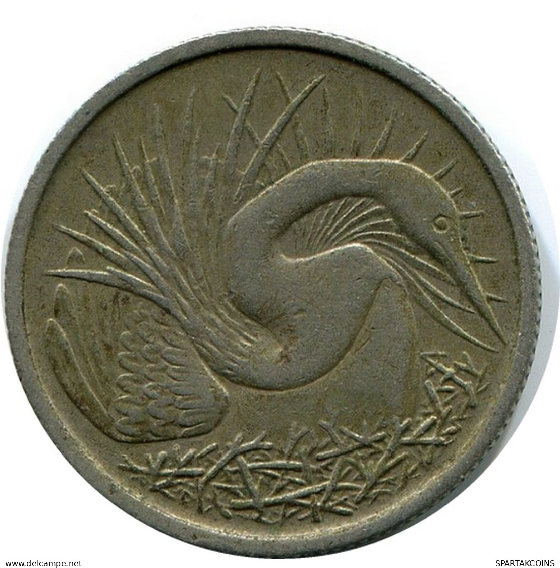 5 CENTS 1967 SINGAPORE Coin #AR170.U - Singapour