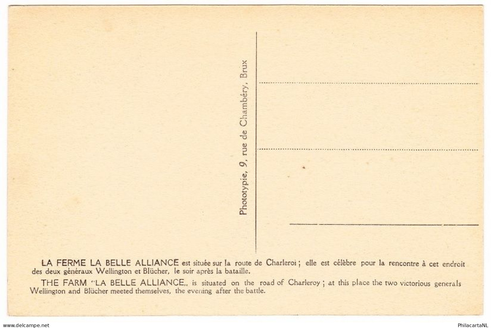 Waterloo - Ferme La Belle Alliance - Waterloo