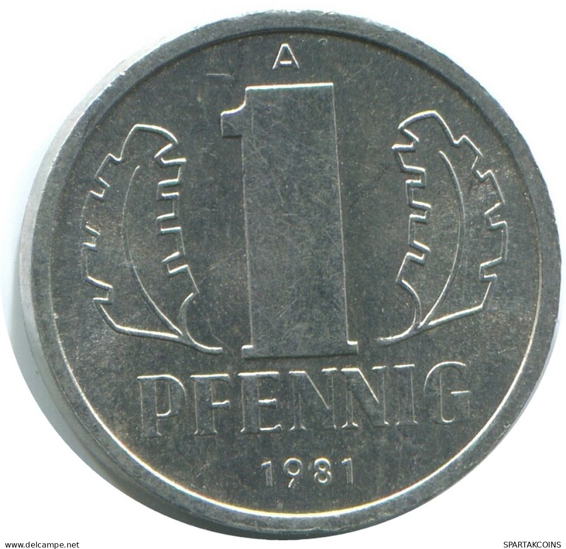 1 PFENNIG 1981 A DDR EAST ALLEMAGNE Pièce GERMANY #AE057.F - 1 Pfennig