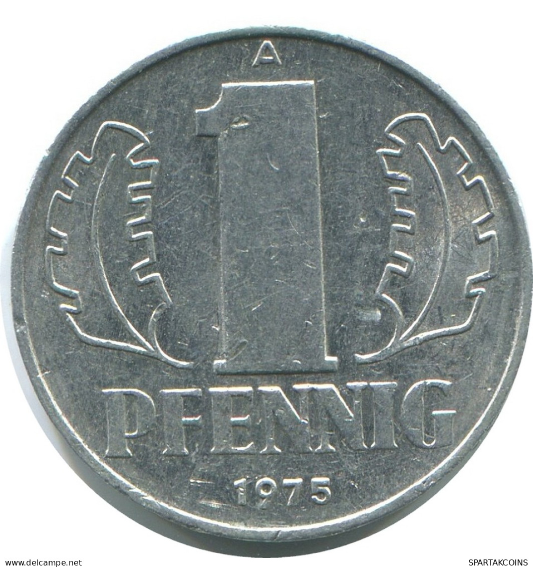 1 PFENNIG 1975 A DDR EAST ALEMANIA Moneda GERMANY #AE042.E - 1 Pfennig