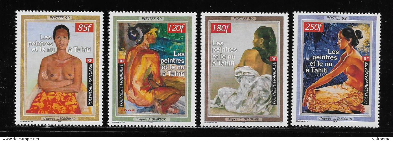 POLYNESIE   ( OCPOL - 782 )  1999  N° YVERT ET TELLIER  N°  604/607    N** - Neufs