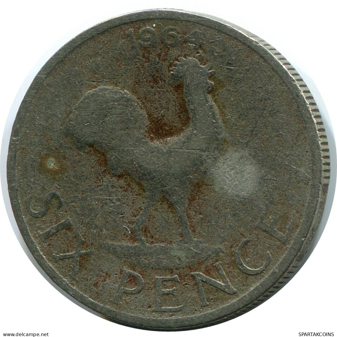 6 PENCE 1964 MALAWI Coin #AP900.U - Malawi