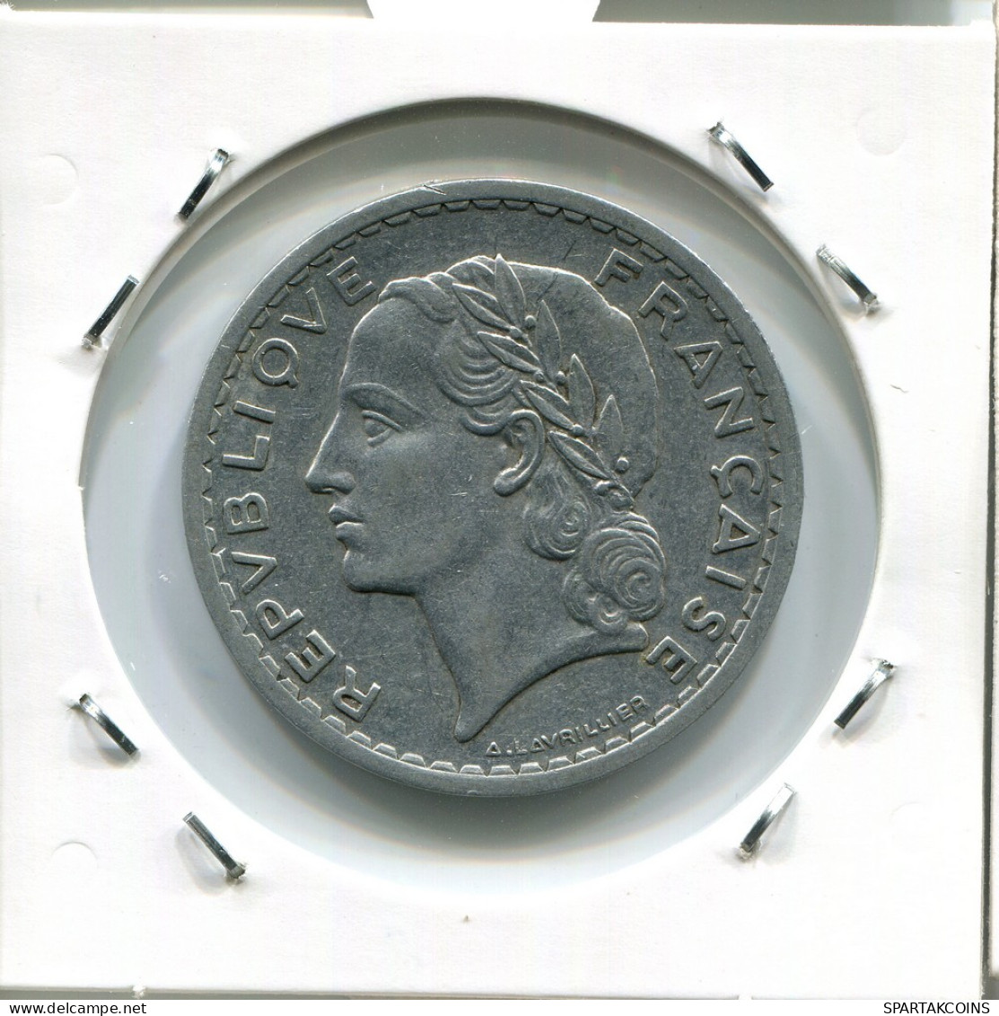 5 FRANCS 1945 FRANCIA FRANCE Moneda #AN382.E - 5 Francs
