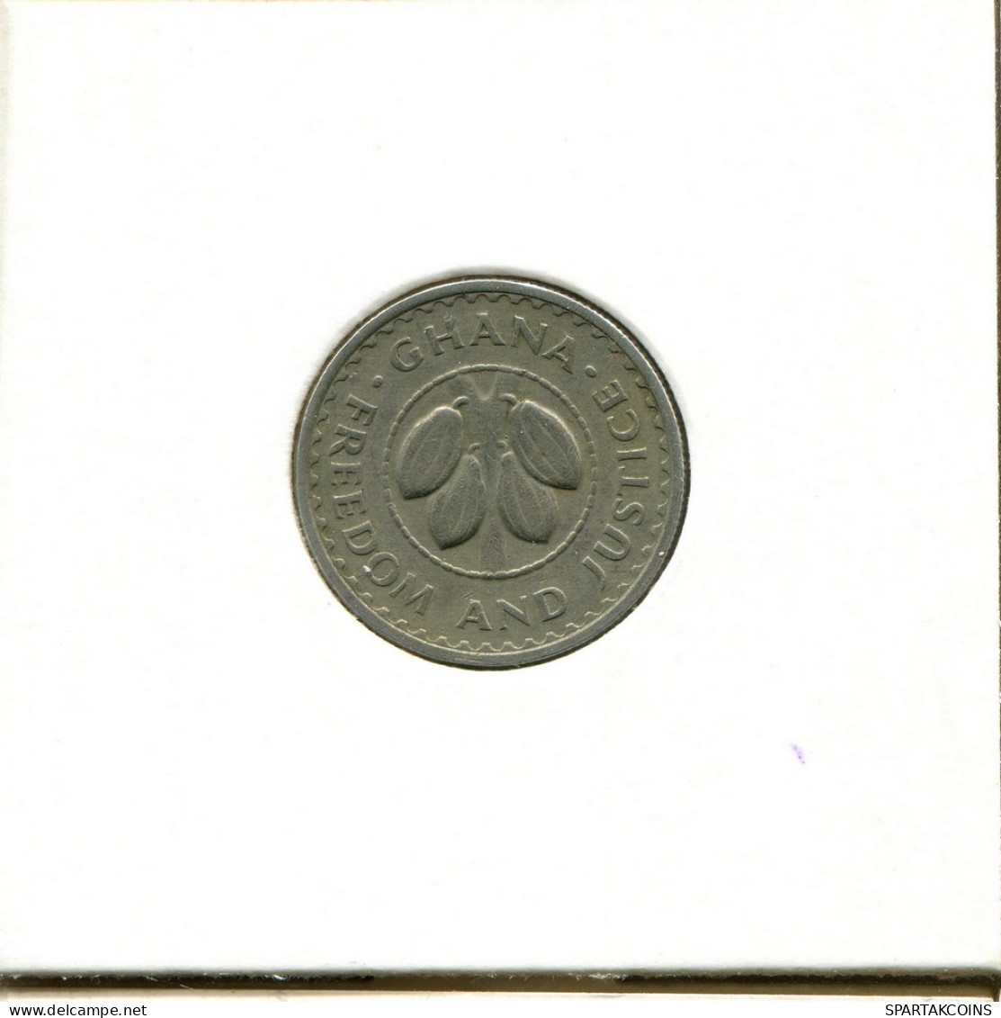 5 PESEWAS 1973 GHANA Coin #AY279.U - Ghana