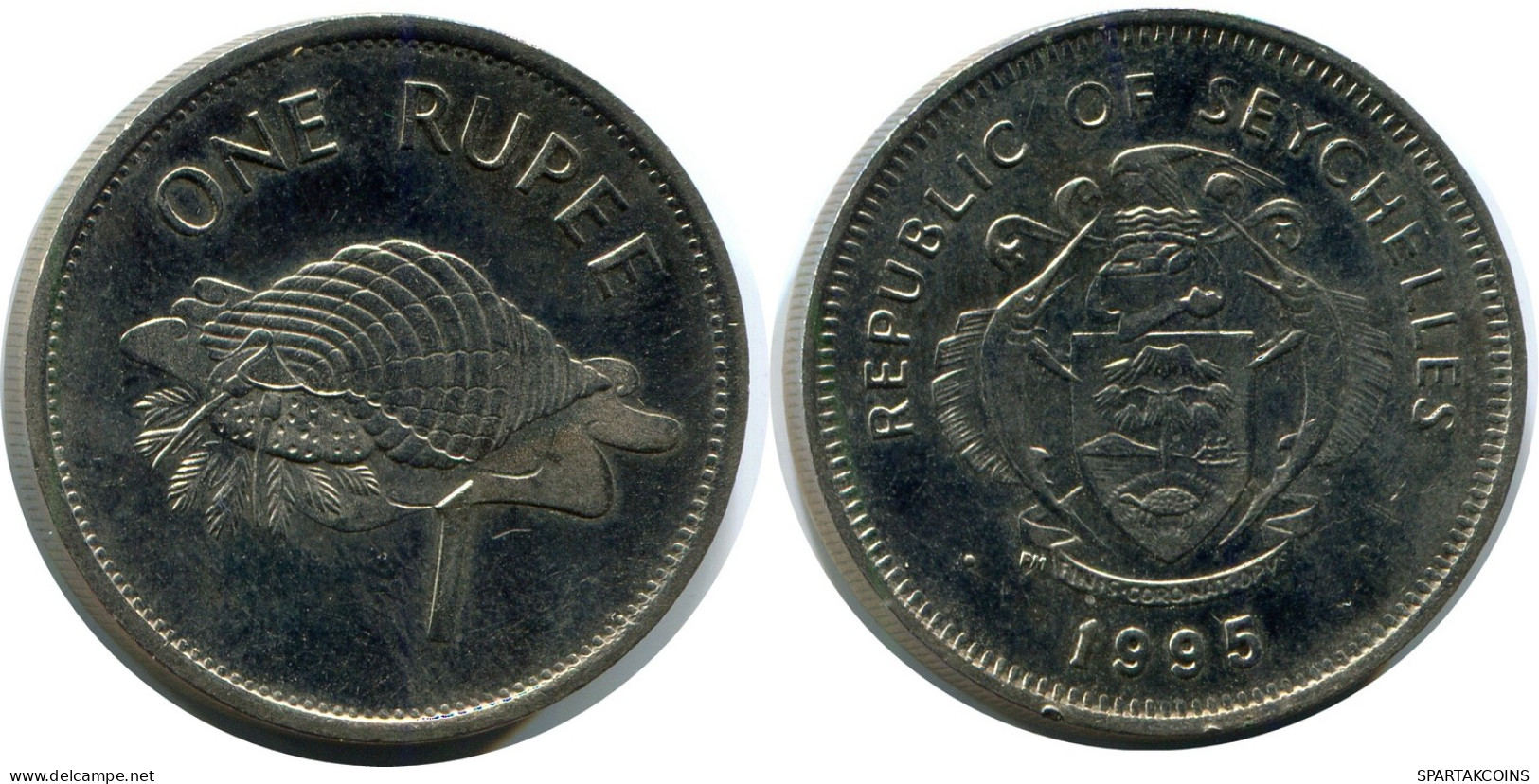 1 RUPEE 1995 SEYCHELLEN SEYCHELLES Münze #AZ232.D - Seychelles