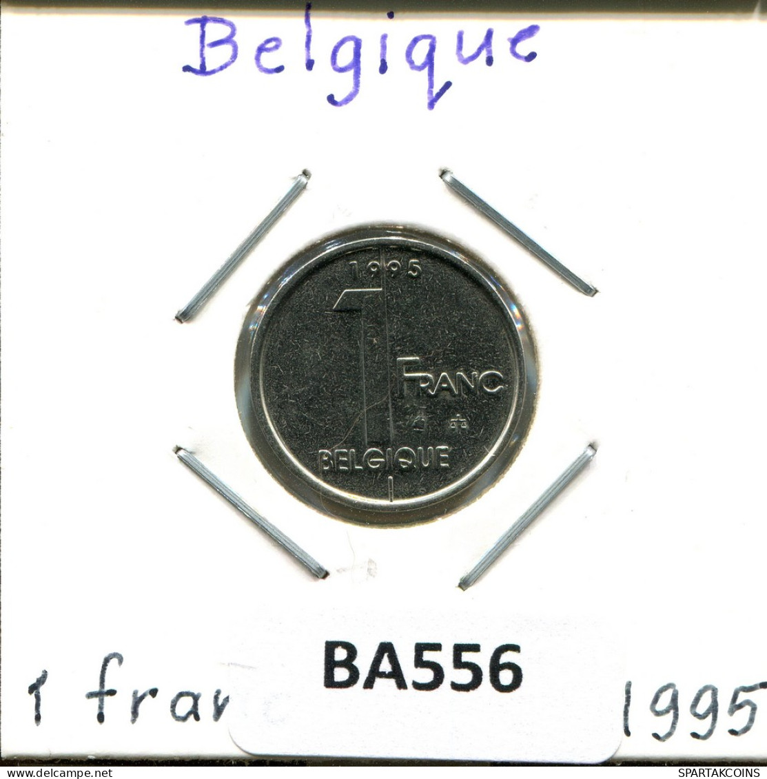 1 FRANC 1995 FRENCH Text BÉLGICA BELGIUM Moneda #BA556.E - 1 Frank