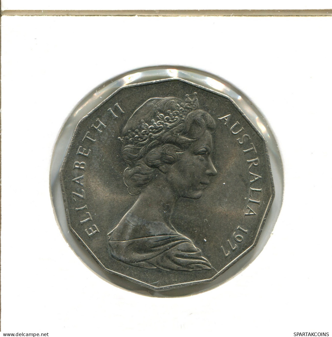 50 CENTS 1977 AUSTRALIA Moneda #AX344.E - 50 Cents