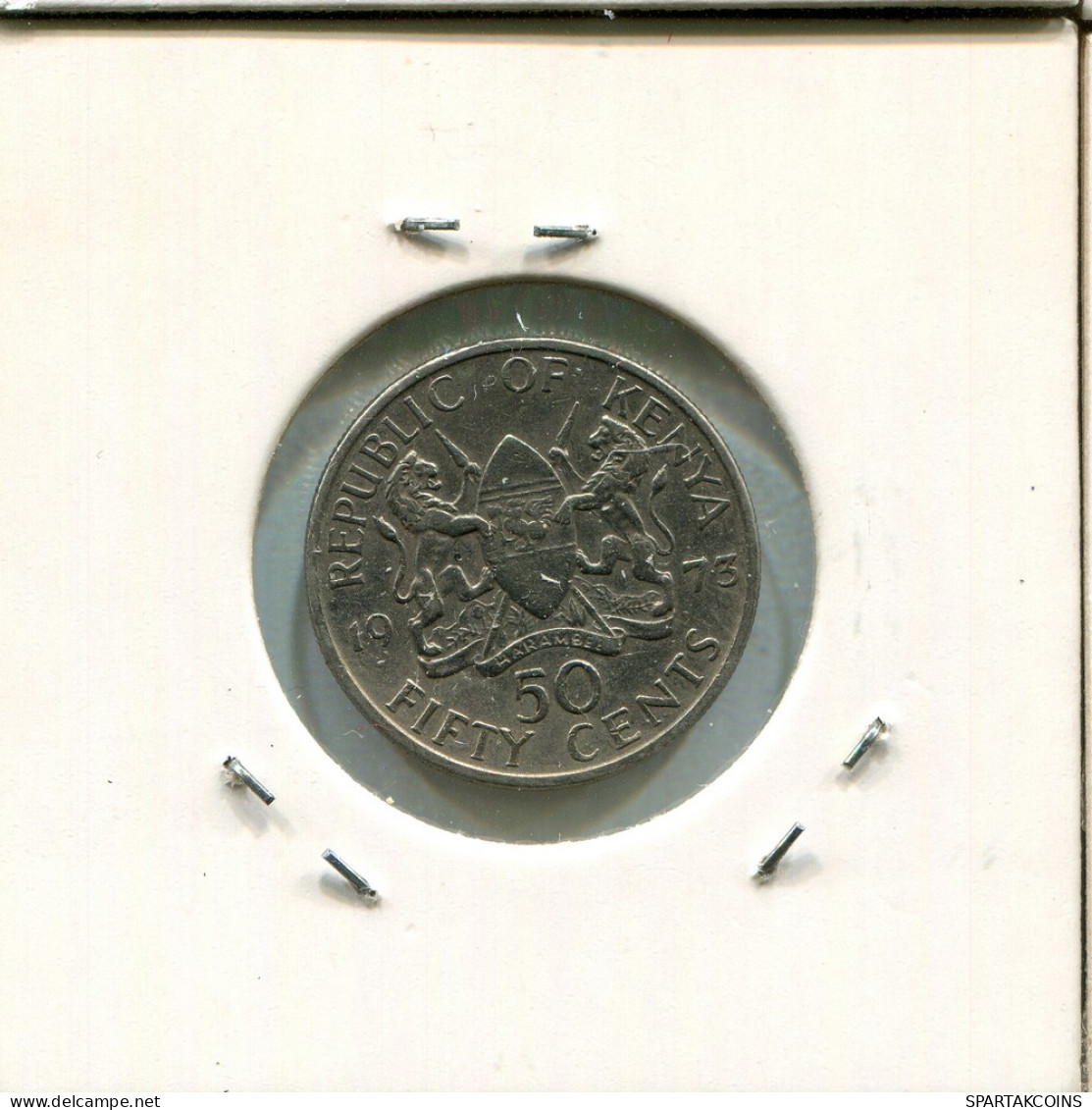50 CENTS 1973 KENIA KENYA Münze #AN740.D - Kenya