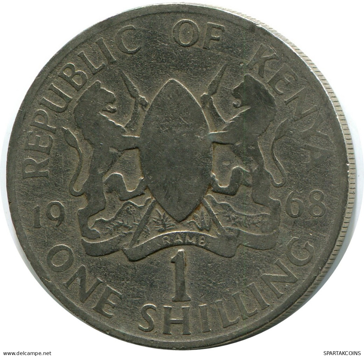 1 SHILLING 1968 KENIA KENYA Münze #AZ185.D - Kenia