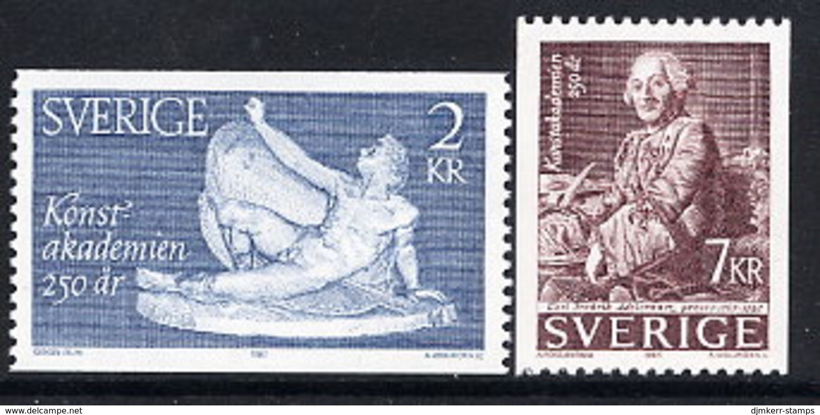SWEDEN 1985 Academy Of Arts MNH / **.  Michel 1347-48 - Nuevos