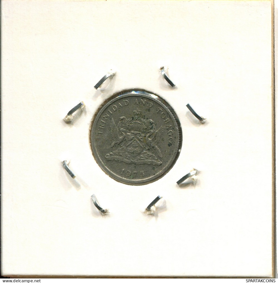 10 CENTS 1975 TRINIDAD AND TOBAGO Coin #BA123.U - Trinité & Tobago
