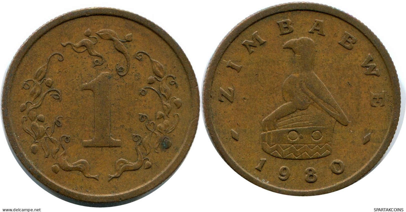 1 CENT 1980 ZIMBABWE Pièce #AZ084.F - Zimbabwe